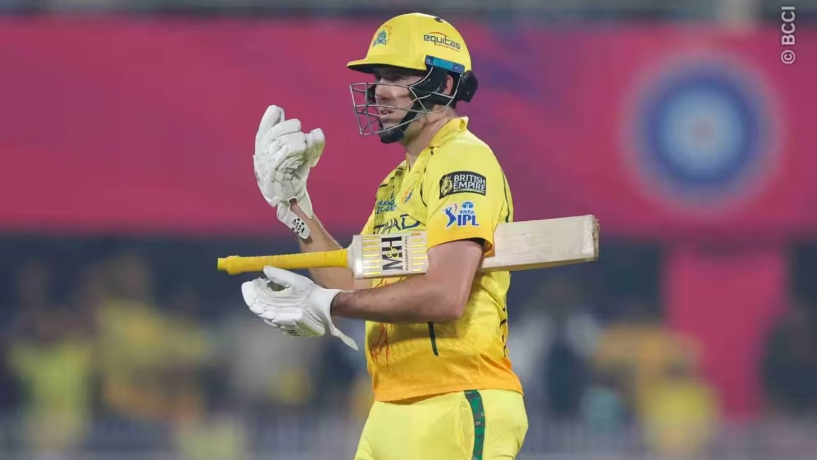Jamie Overton breaks MS Dhoni's CSK record with rescue act amid collapse with crucial 43-run knock Chennai Super Kings' Jamie Overton gestures during IPL 2026 clash against Rajasthan Royals (Source: BCCI).