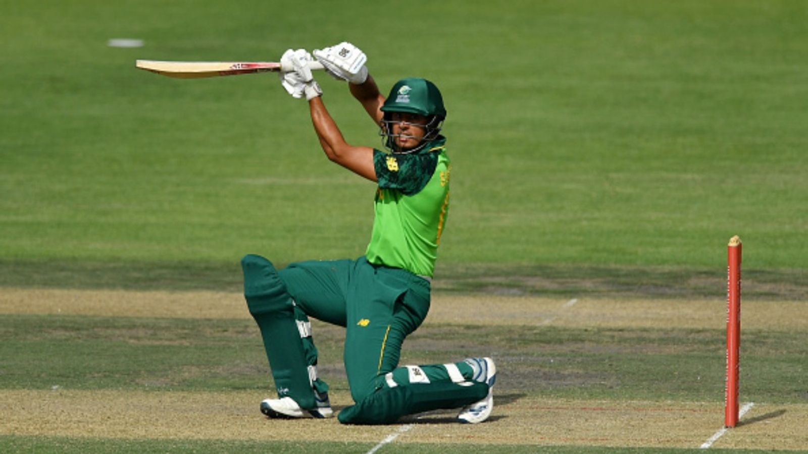 South Africa all-rounder leaves One-Day final midway to catch flight, NOC in doubt, punishment likely as 10-man Lions lose last-over thriller Beyers Swanepoel of South Africa bats during the practice match between England and South Africa Invitation XI at Boland Park on February 01, 2020 in Paarl, South Africa.