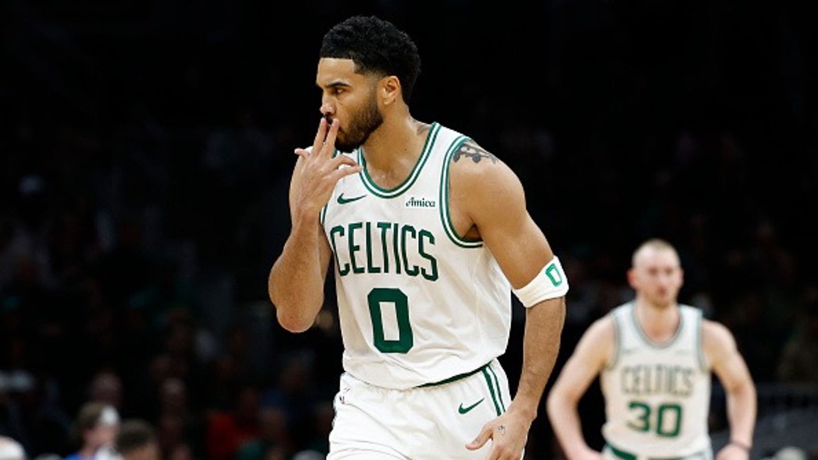 Will Jayson Tatum play tonight against Miami Heat? Big change in Boston Celtics star's status Jayson Tatum in the frame.