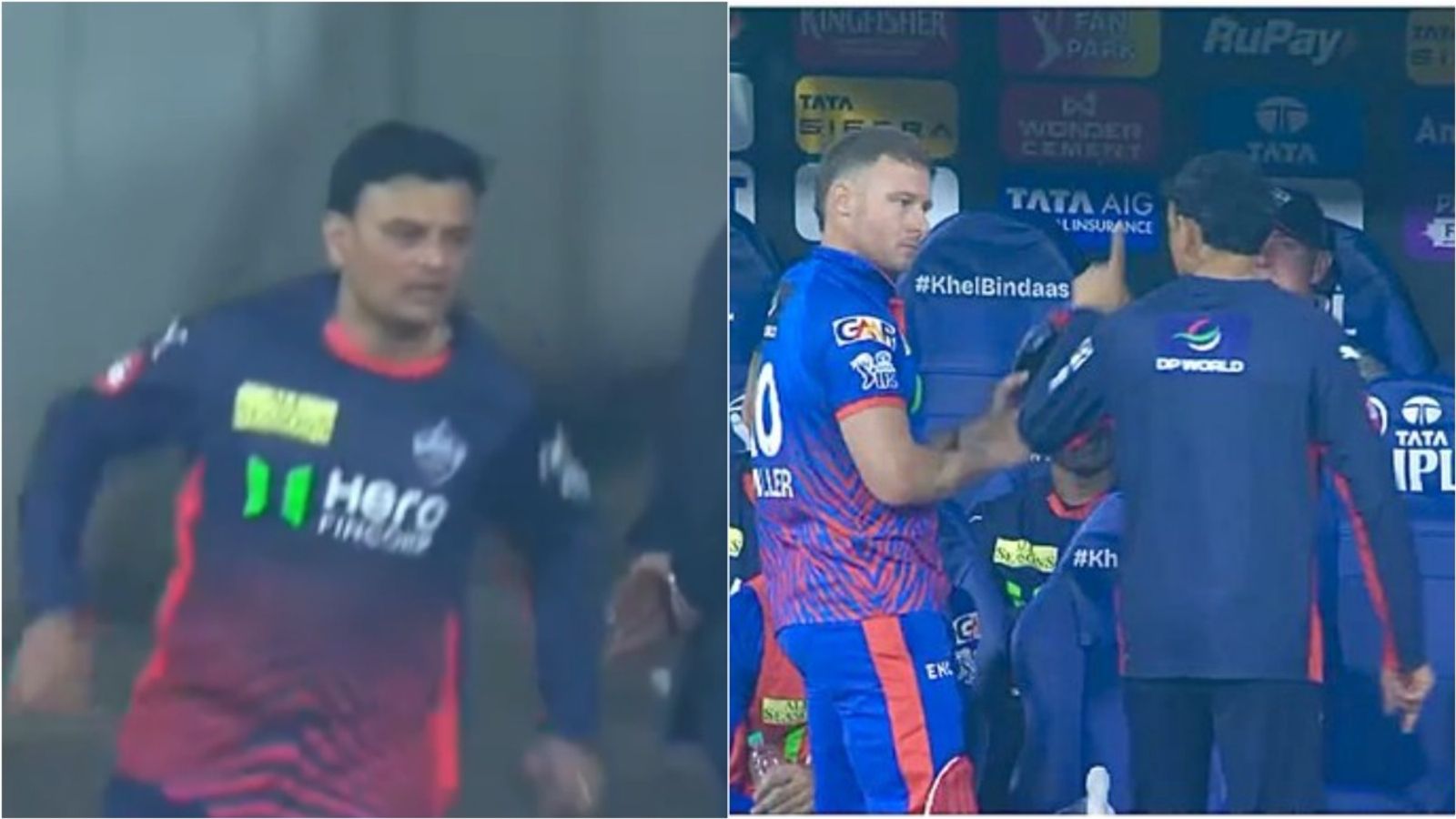 Miller wait, Stubbs go! How Delhi Capitals head coach's sprint from dressing room to dugout changed the game; watch video Delhi Capitals head coach Hemang Badani runs down the stairs, tells David Miller to let Tristan Stubbs go in to bat.