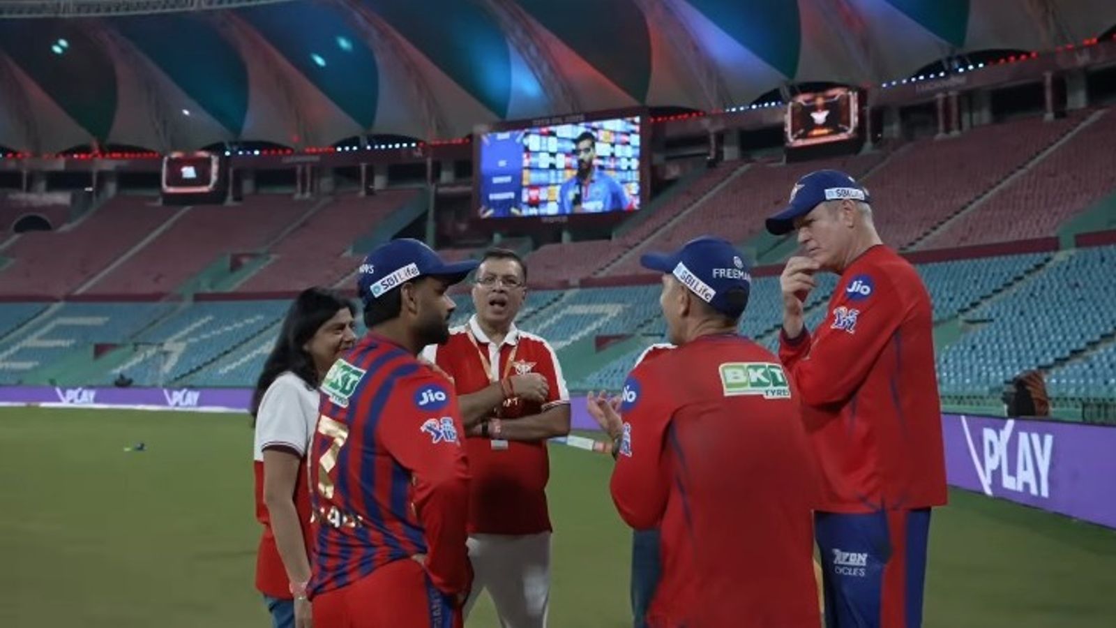 WATCH: LSG responds after post-match Rishabh Pant, Sanjiv Goenka chat sparks debate Rishabh Pant in conversation with Sanjiv Goenka