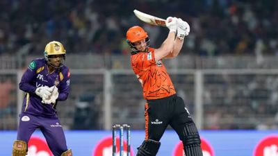 SRH vs KKR IPL 2026: Heinrich Klaasen's fifty, Head-Abhishek's blitz power Sunrisers Hyderabad to 65-run win Henrich Klassen smashing a six (BCCI/IPL)