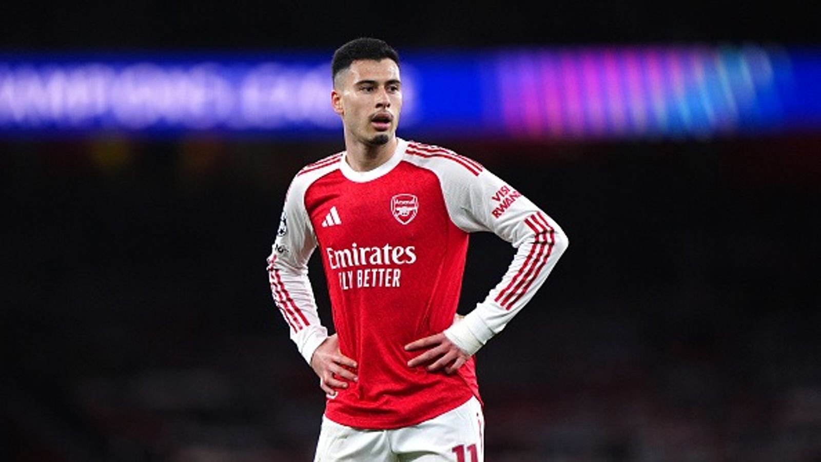 Not Declan Rice, Gabriel Jesus picks THIS player as BEST at Arsenal, his name is... Gabriel Martinelli in the frame.