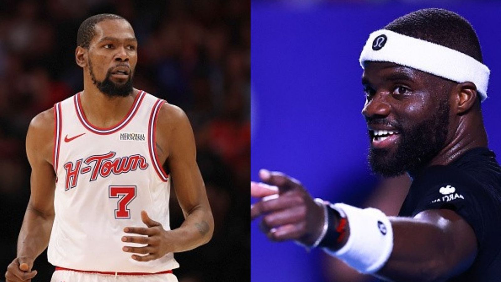 Frances Tiafoe roasts Kevin Durant as 'Old as Hell' after NBA star leaves match early Kevin Durant, Frances Tiafoe in the frame (Images via Getty)