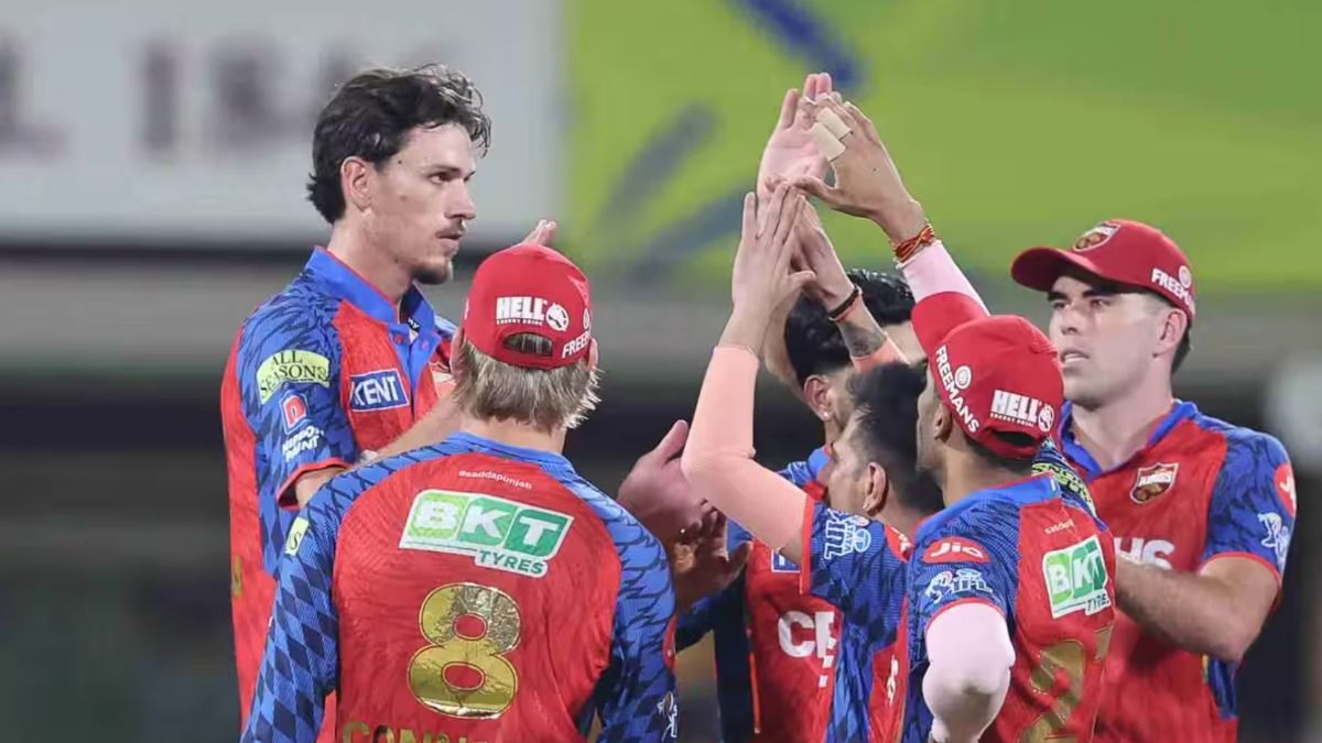 PBKS team after taking a wicket (BCCI/IPL)