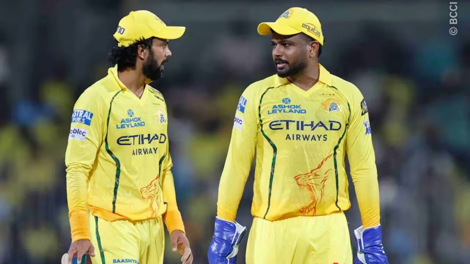 'He's not going to score every time': CSK head coach Stephen Fleming defends Sanju Samson after scores of 6, 7 CSK captain Ruturaj Gaikwad in conversation with Sanju Samson during IPL 2026 clash against Punjab Kings. (Source: BCCI)