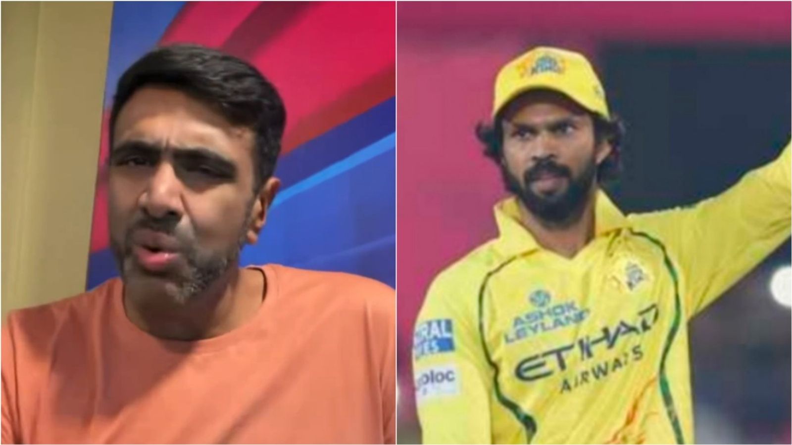 'All of this doesn't happen in CSK that I know': Ashwin lashes out at Gaikwad, team management after PBKS loss R Ashwin speaks on his YouTube channel; CSK captain Ruturaj Gaikwad gestures during IPL 2026 clash against Punjab Kings.