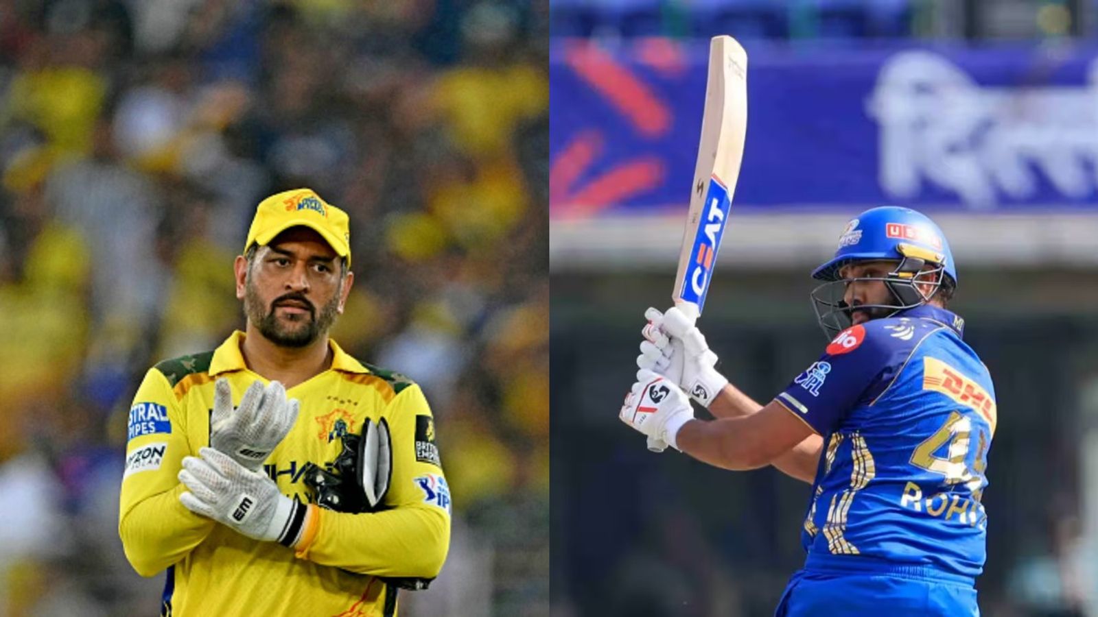 Rohit Sharma breaks MS Dhoni's unique record during IPL 2026 clash between DC and MI MS Dhoni and Rohit Sharma (IPL/Getty)