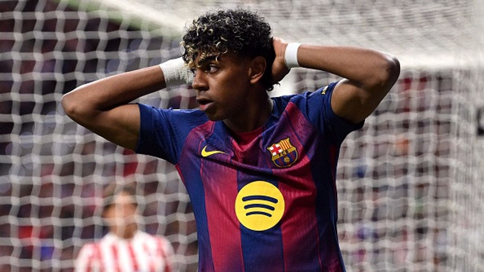 Hansi Flick reveals real reason behind Lamine Yamal's anger despite 2-1 win vs Atletico Madrid Lamine Yamal in the frame.