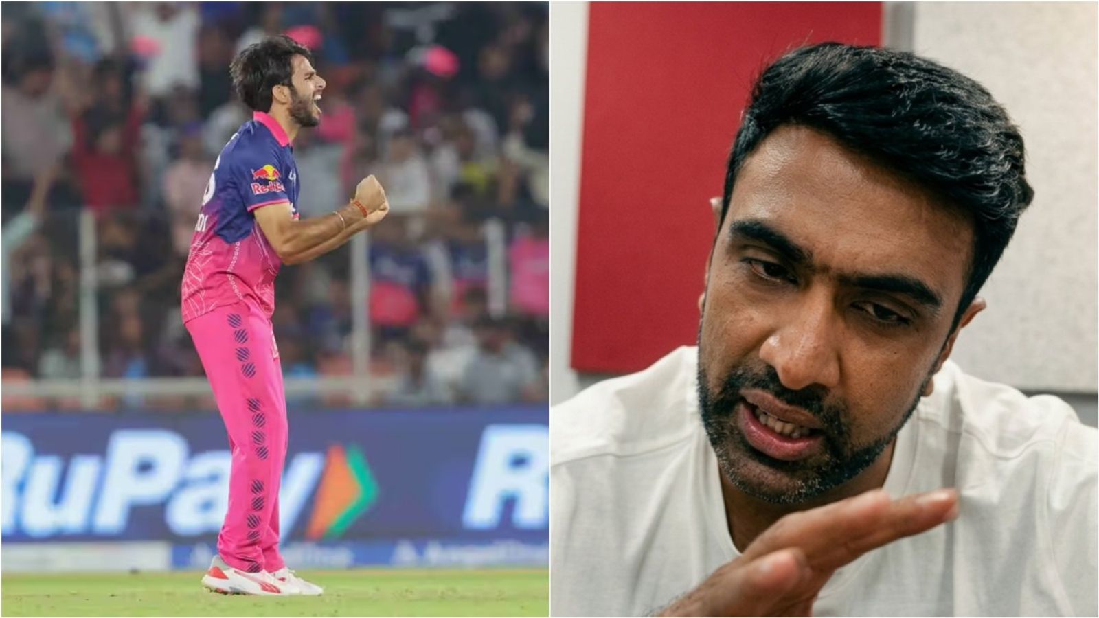 'The way LSG handled him, his stock value dipped': R Ashwin expected Ravi Bishnoi to go for 10-12 crores, takes dig at CSK Rajasthan Royals' Ravi Bishnoi celebrates a wicket against Gujarat Titans in IPL 2026 match on April 5 (Source: BCCI); R Ashwin speaks on his YouTube channel.