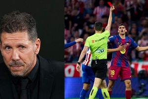 Atletico Madrid takes a dig at Barcelona over red card controversy; uploads proof SportsTak