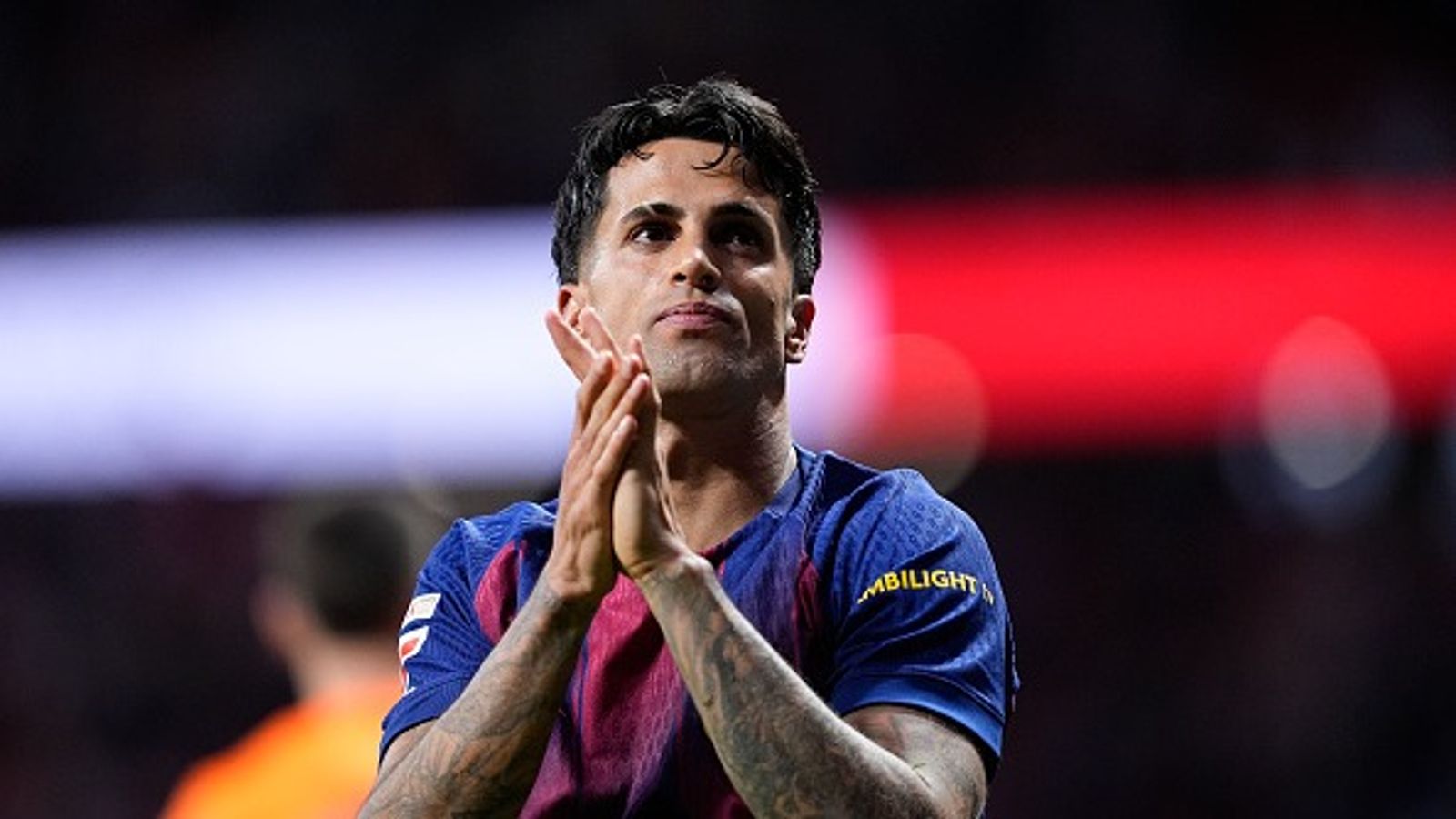Barcelona players urge Hansi Flick to keep Joao Cancelo on permanently after heroics vs Atletico Madrid João Cancelo in the frame.