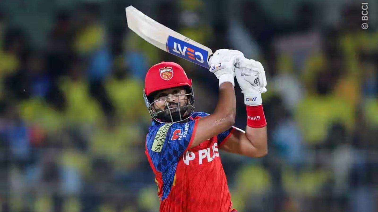'He'll be India captain soon': Punjab Kings teammate's bold prediction for Shreyas Iyer Punjab Kings' Shreyas Iyer plays a shot against Chennai Super Kings in IPL 2026 match.
