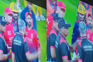 WATCH: Rajat Patidar, Dinesh Karthik caught in fiery exchange with on-field umpires during RCB vs CSK clash SportsTak
