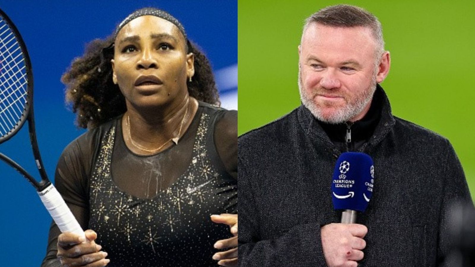 Man United legend Wayne Rooney reveals where Serena Williams stands among Greatest sports stars Serena Williams, Wayne Rooney in the frame (Images via Getty)