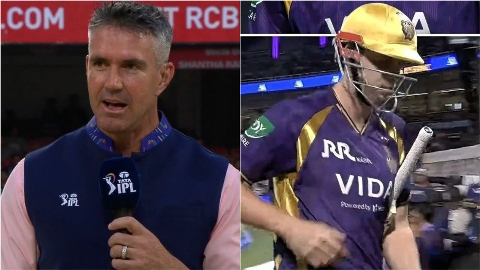 'He's a middle-order batter who bowls a bit': Pietersen tears into KKR's Green after another flop show Former England cricketer-turned-commentator Kevin Pietersen; KKR's Cameron Green returns to dugout after losing his wicket to Punjab Kings' Xavier Bartlett in IPL 2026.