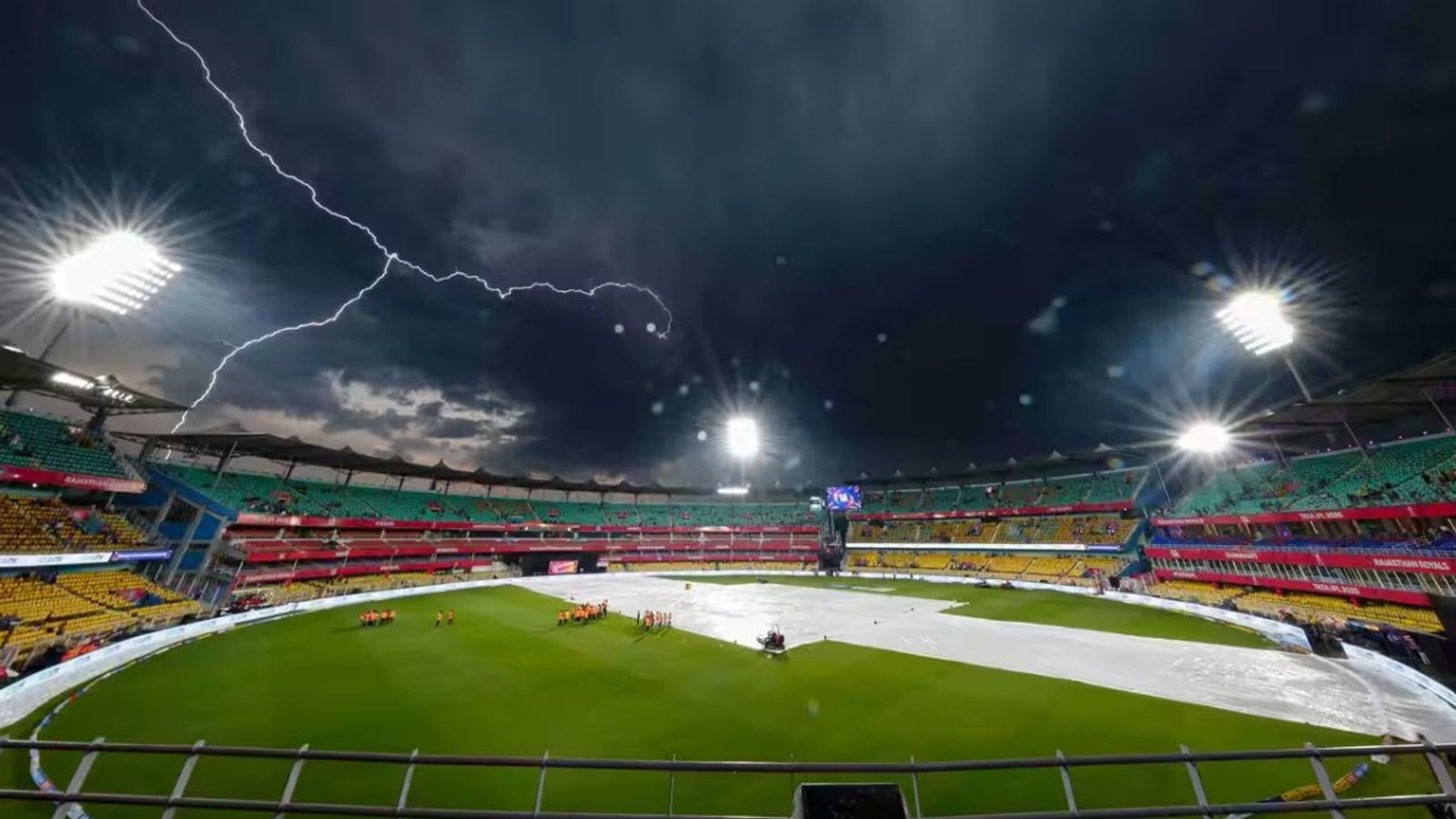 RR vs MI IPL 2026: What happens if rain doesn’t stop in Guwahati? Cut-off time details Guwahati Stadium (BCCI/IPL)