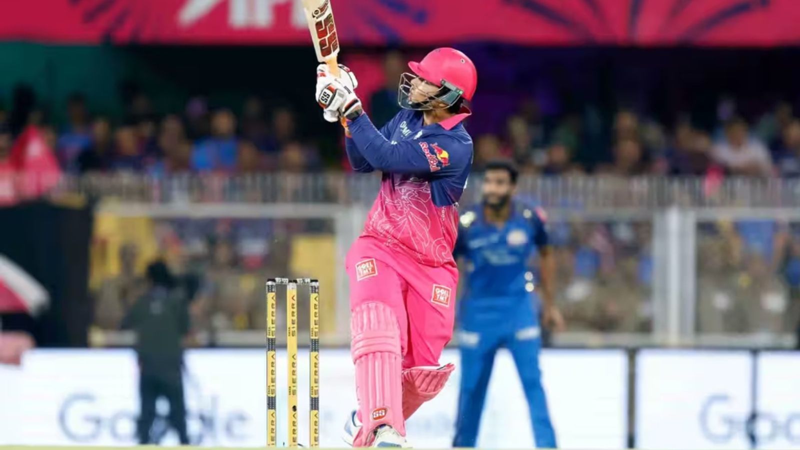 WATCH: Vaibhav Sooryavanshi stuns Jasprit Bumrah with two sixes in rain-hit RR vs MI IPL 2026 clash Vaibhav Sooryavanshi (IPL/BCCI)