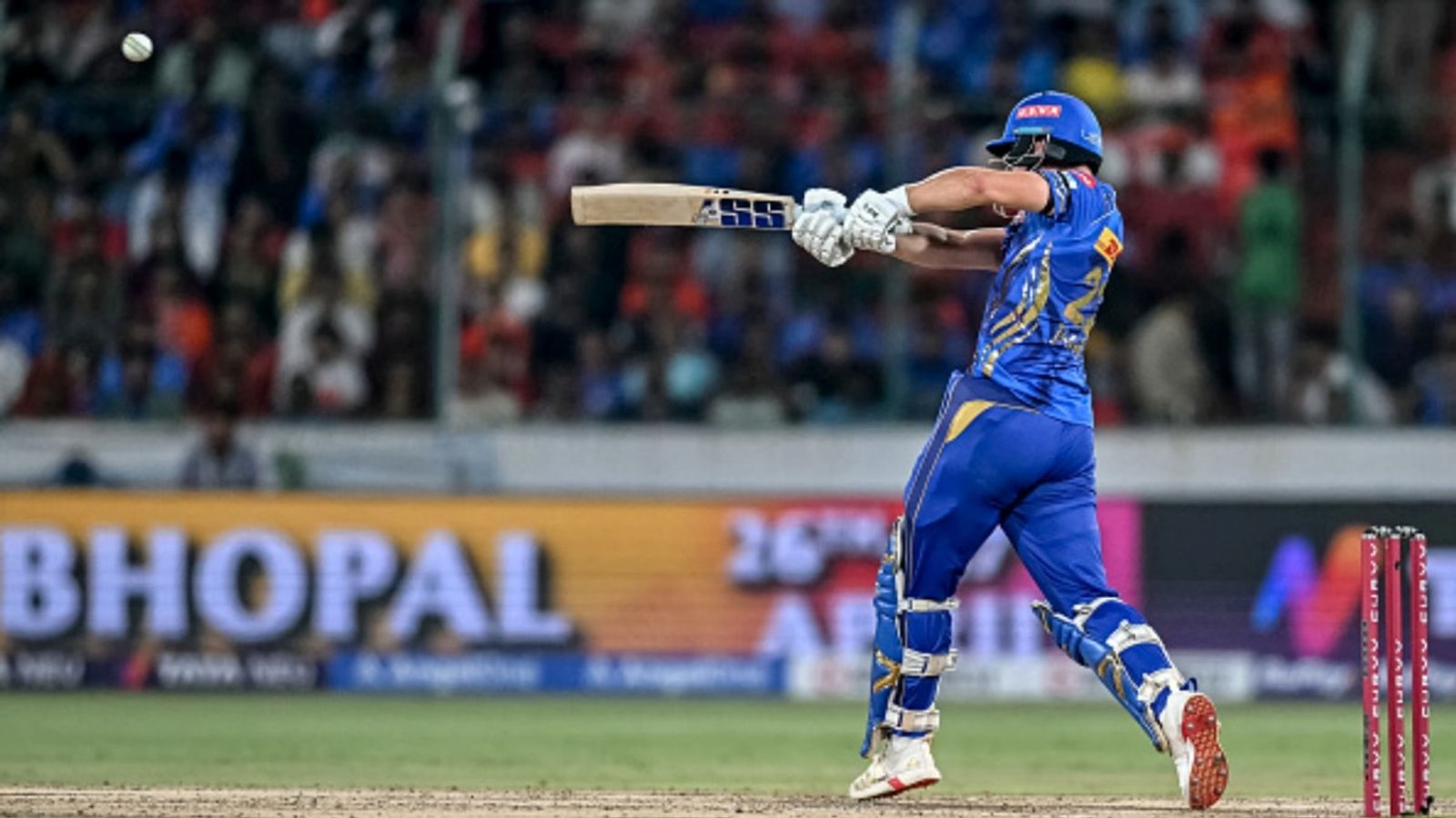 MI head coach clueless about when this Rs 5.25 crore overseas all-rounder will join camp Mumbai Indians' Will Jacks plays a shot during the IPL match against Sunrisers Hyderabad at the Rajiv Gandhi International Stadium in Hyderabad on April 23, 2025.