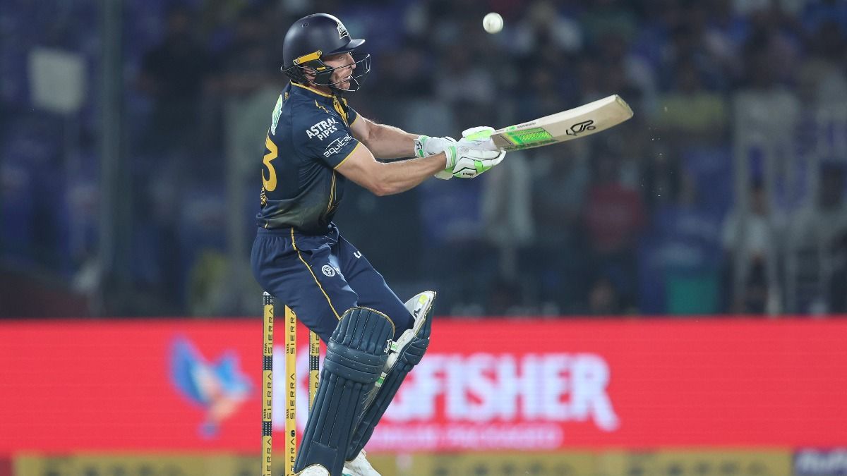 Gujarat Titans' star batter Jos Buttler in this frame. (IPL)