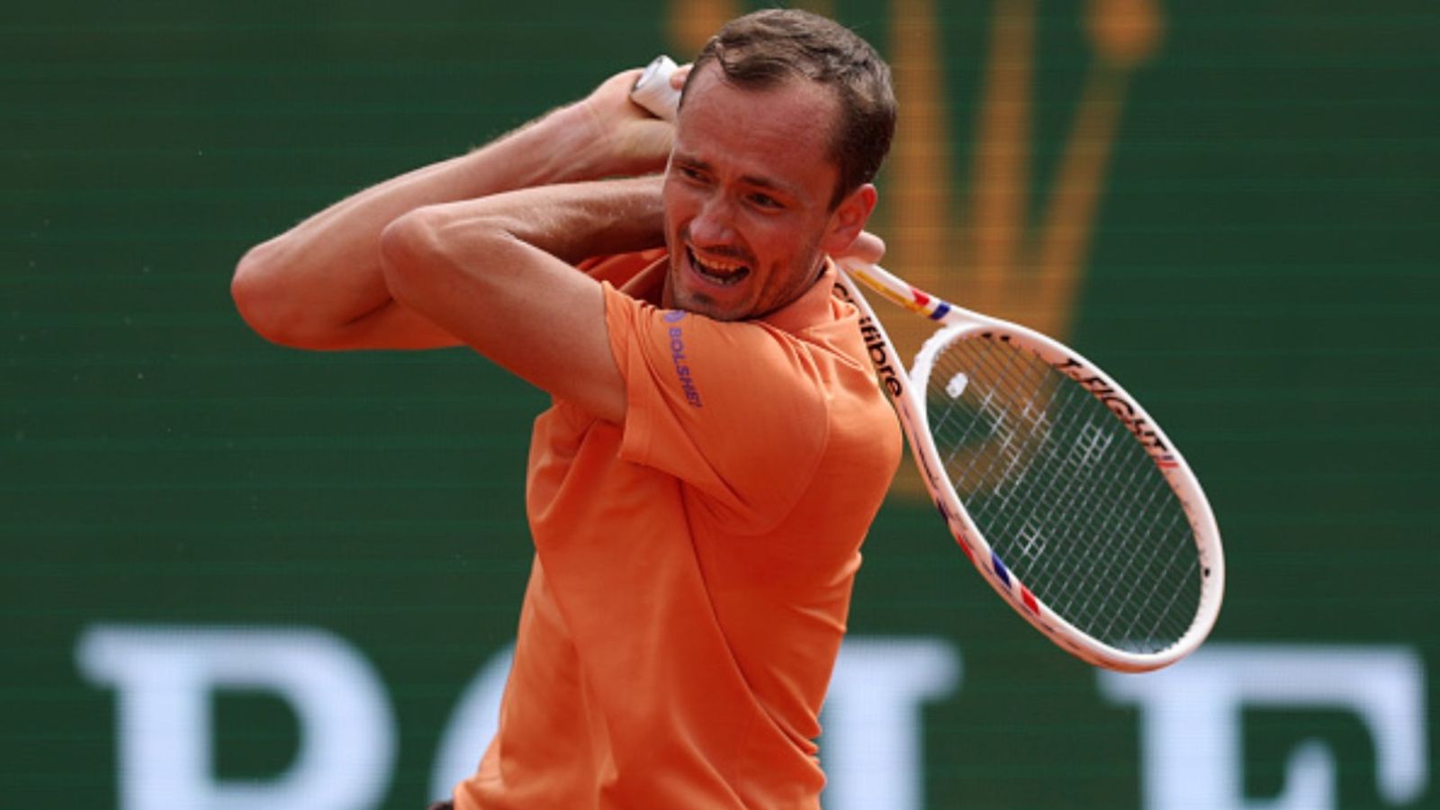 Watch: Daniil Medvedev breaks racket multiple times as he suffers first career double bagel in Monte Carlo meltdown Daniil Medvedev in the frame (Image via Getty)