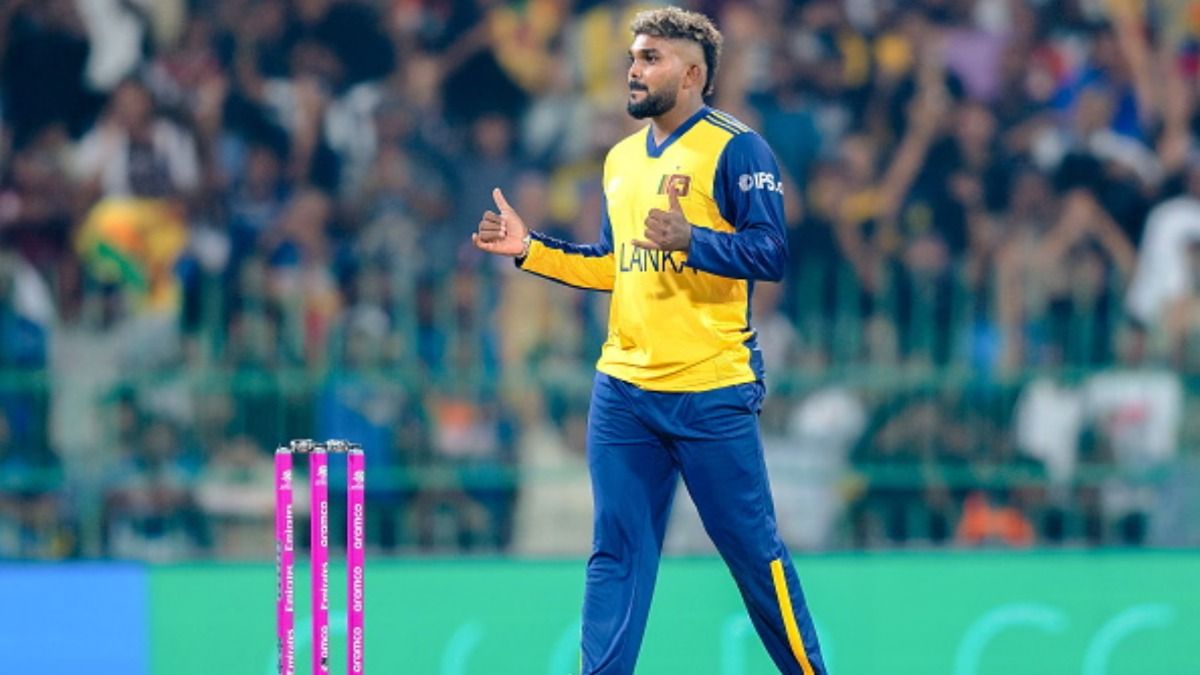 LSG's Wanindu Hasaranga in this frame. (Getty)