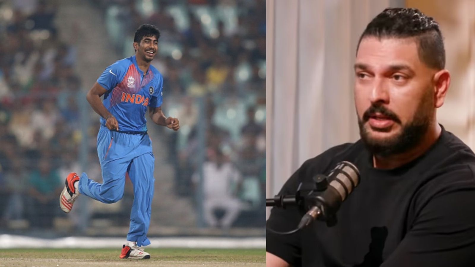 'Kid, please stop bowling to me...': Yuvraj Singh reveals how 16-year-old Jasprit Bumrah troubled him during cancer recovery Jasprit Bumrah along with Yuvraj Singh (Getty/Sports Tak)