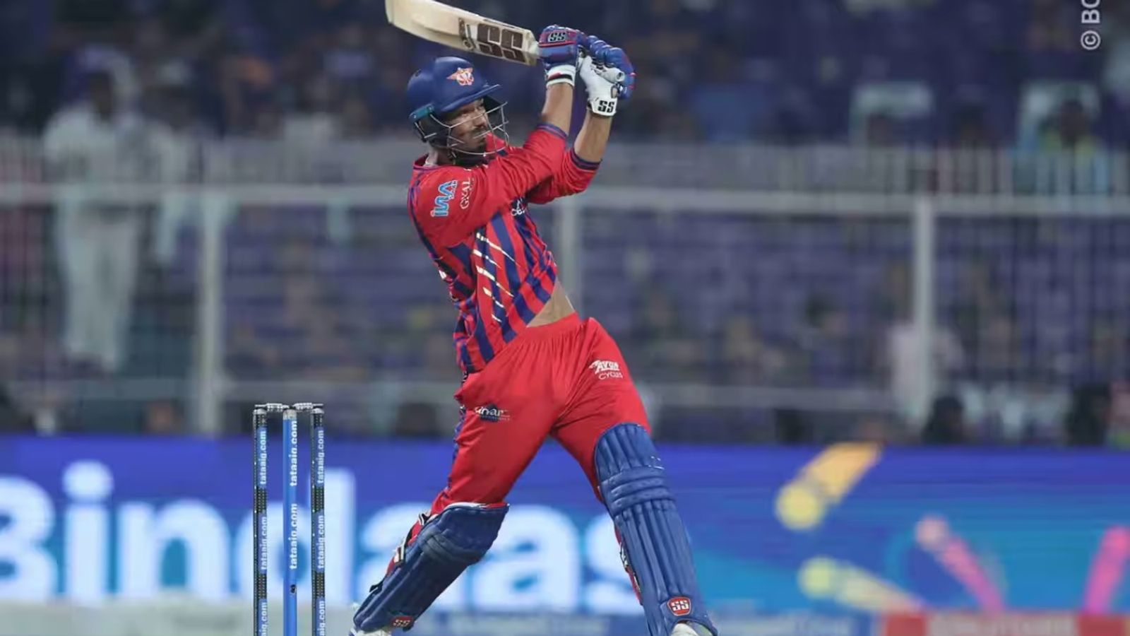 Watch: MS Dhoni teased after LSG's Mukul Choudhary emulates iconic 'helicopter shot' against KKR Mukul Chaudhary in this frame (IPL).