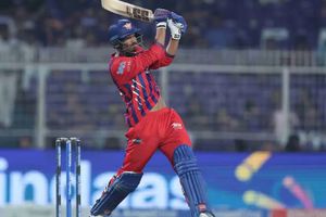 Watch: MS Dhoni teased after LSG's Mukul Choudhary emulates iconic 'helicopter shot' against KKR SportsTak