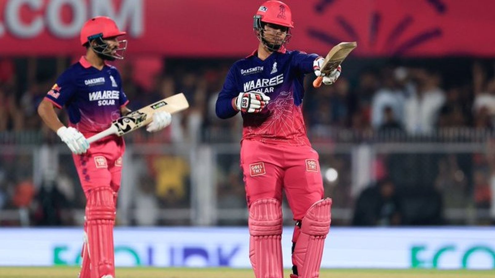 IPL 2026: Sooryavanshi's stormy 78, Jurel's sensible 81 hand RR 4th win in a row after crushing RCB by 6 wickets RR's Dhruv Jurel (L) and Vaibhav Sooryavanshi in frame. (X)