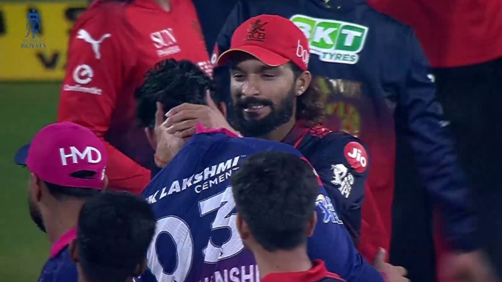 WATCH: Rajat Patidar grabs Vaibhav Sooryavanshi by neck after teenager annihilates RCB Vaibhav Sooryavanshi and Rajat Patidar (X Screengrab)