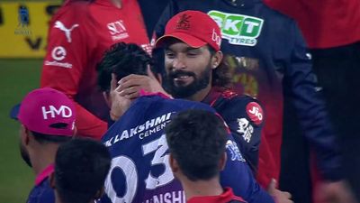 WATCH: Rajat Patidar grabs Vaibhav Sooryavanshi by neck after teenager annihilates RCB Vaibhav Sooryavanshi and Rajat Patidar (X Screengrab)