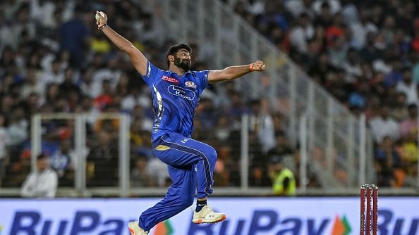 Mumbai Indians' Jasprit Bumrah bowls during the Indian Premier League (IPL) (Getty)