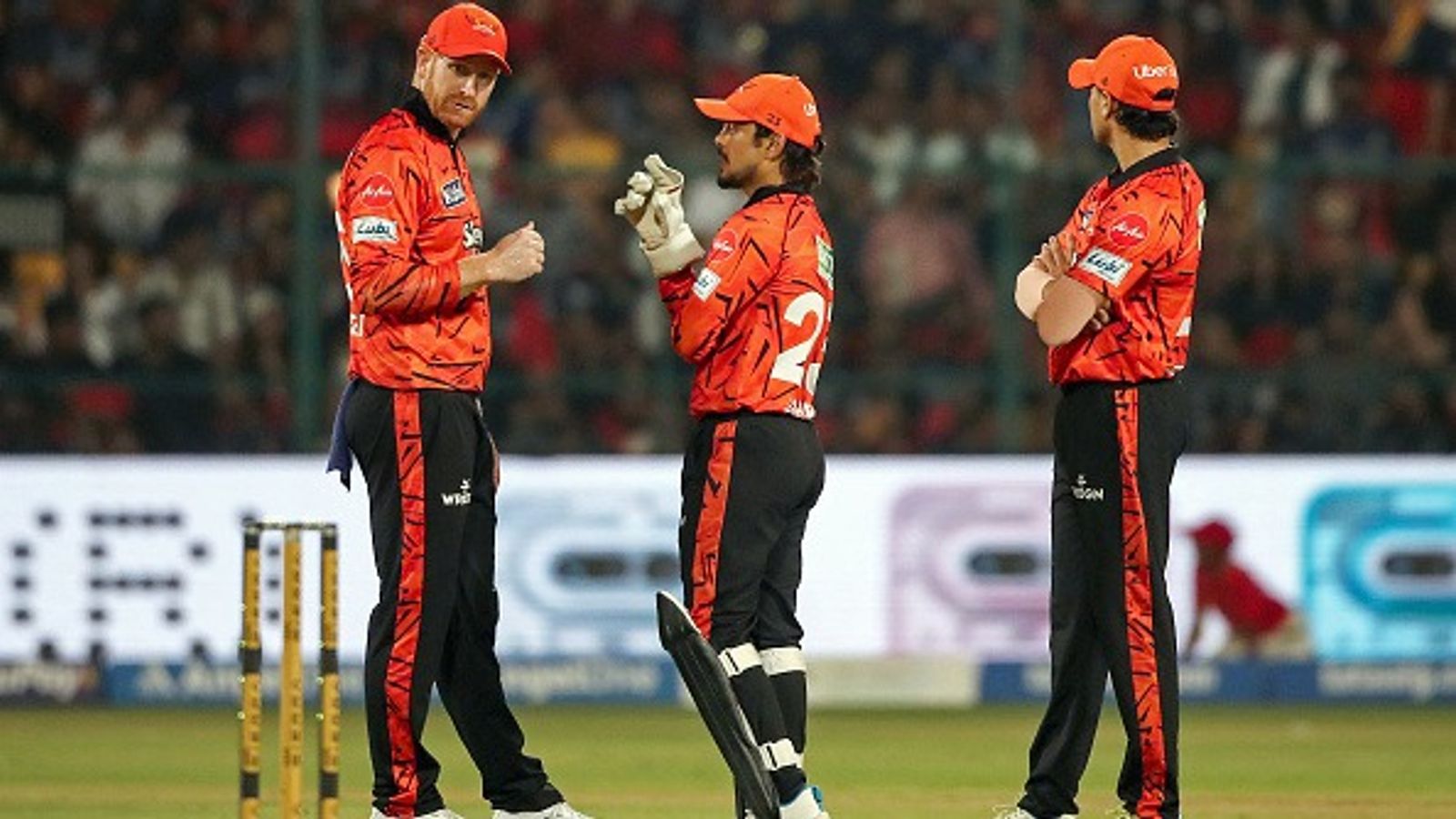 'We're not good at...': Gutted Ishan Kishan admits SRH's biggest flaw after losing to PBKS L-R: SRH's Heinrich Klaasen (L), Ishan Kishan (C) and Abhishek Sharma in frame. (Getty)