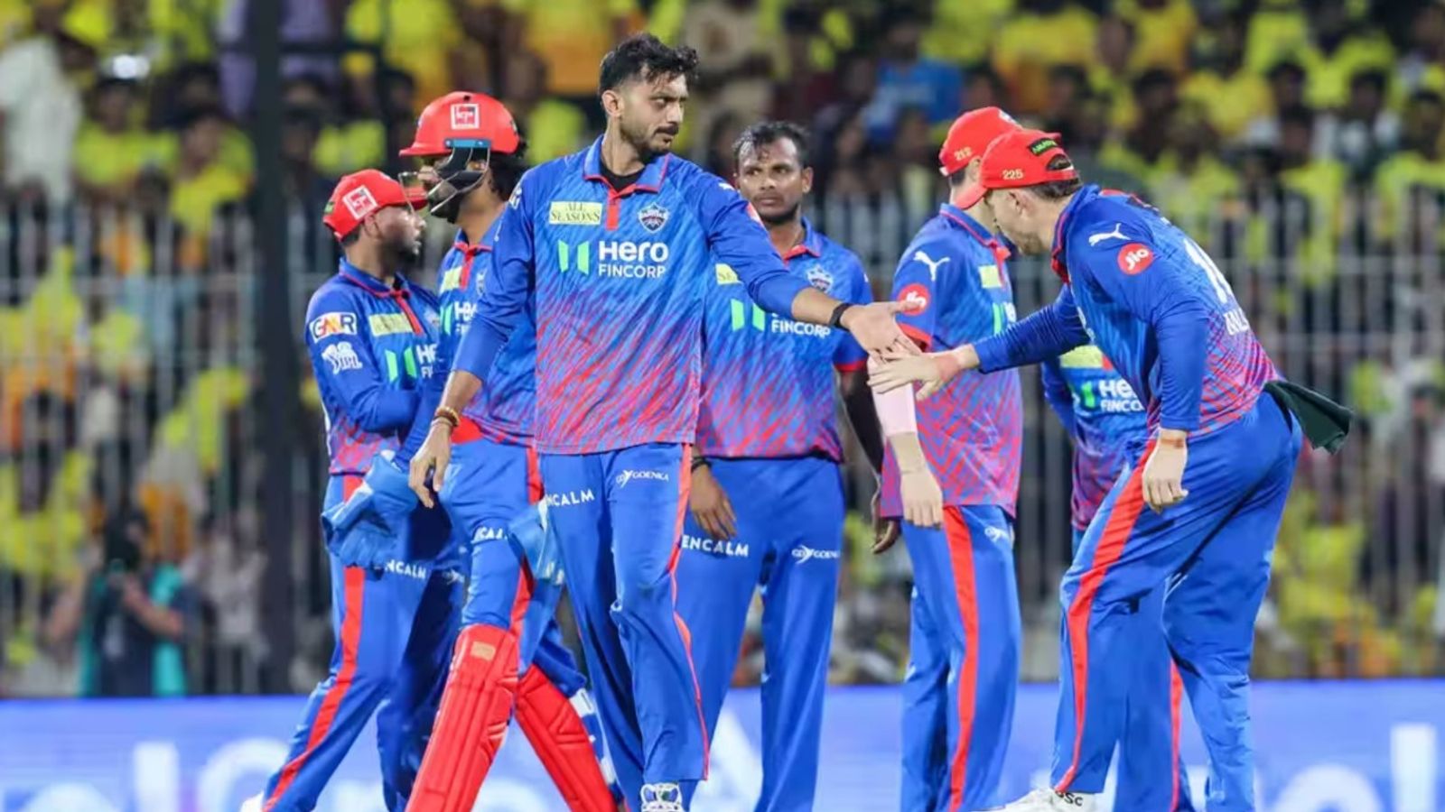 'It was the game-changing moment for me...': Axar Patel blames teammates after DC's 23-run defeat vs CSK Axar Patel celebrating with teammates (BCCI/IPL)