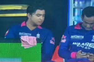 Rajasthan Royals manager in trouble for using phone in dugout alongside Sooryavanshi, ACU may take action SportsTak