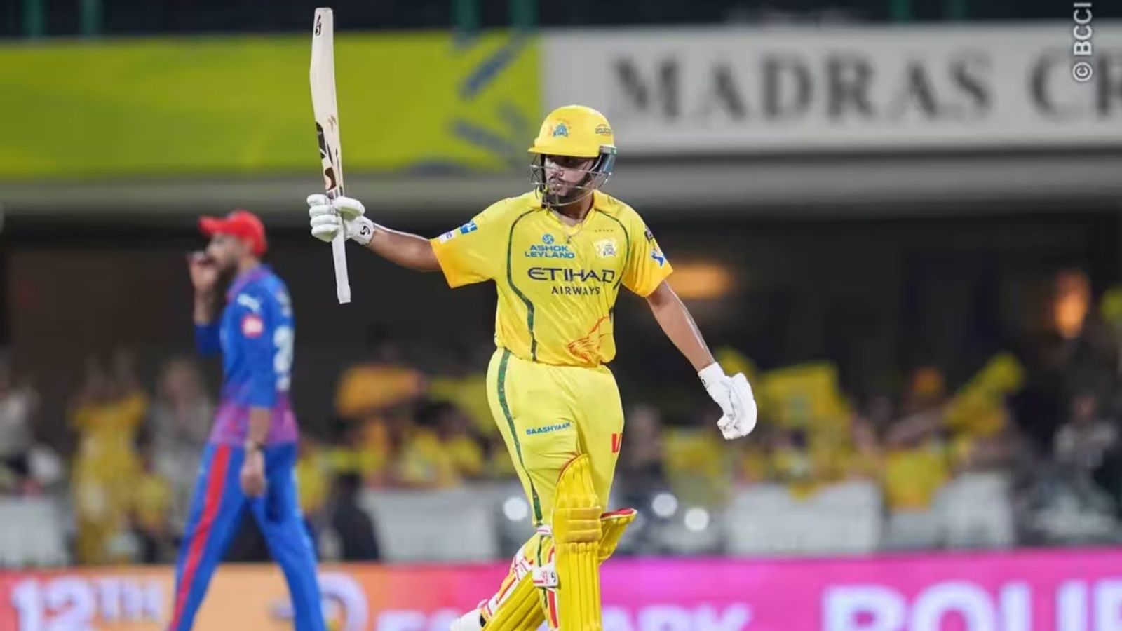 R Ashwin feels CSK were too late in retiring out Ayush Mhatre, says ' they had two tired batters...' CSK's Ayush Mhatre celebrates his fifty against Delhi Capitals in IPL 2026 on April 11.