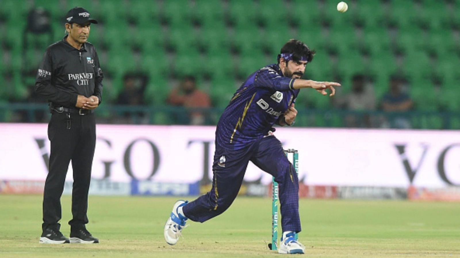 'Happy to hear...': Usman Tariq responds to R Ashwin applauding Daryl Mitchell for moving away vs Pakistan spinner's long pause Usman Tariq bowls during the Pakistan Super League (PSL) Season Eleven match between Quetta Gladiators and Karachi Kings at Gaddafi Stadium in Lahore, Pakistan, on March 27, 2026.