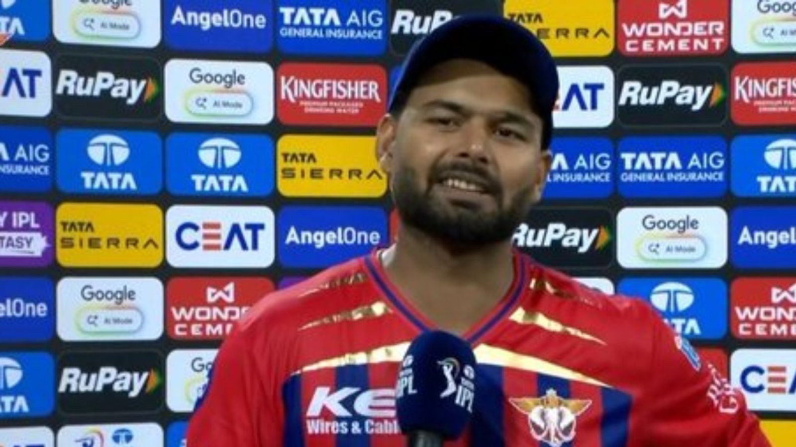 'We just couldn't grab it...': Rishabh Pant admits missed chances after LSG's 7-wicket thrashing vs GT LSG captain Rishabh Pant in frame. (Screengrab)