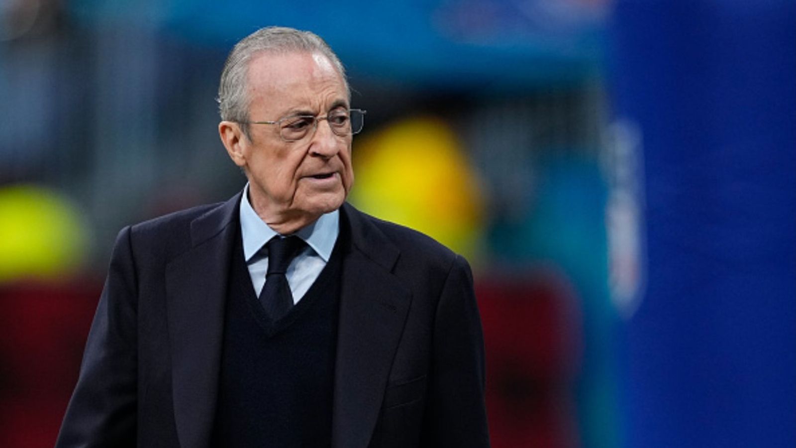 Real Madrid president Florentino Perez breaks silence amid Bayern Munich loss & team performance Florentino Perez in the frame (Image via Getty)