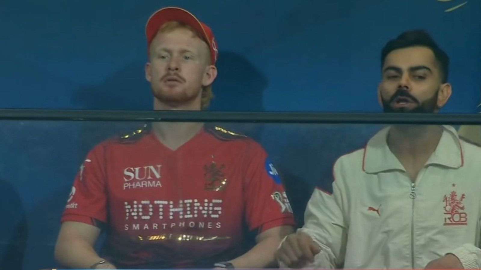 Real reason revealed behind Virat Kohli's on-field absence during RCB's second innings vs MI Virat Kohli didn't take the field during RCB's second innings against MI. (Screenshot)
