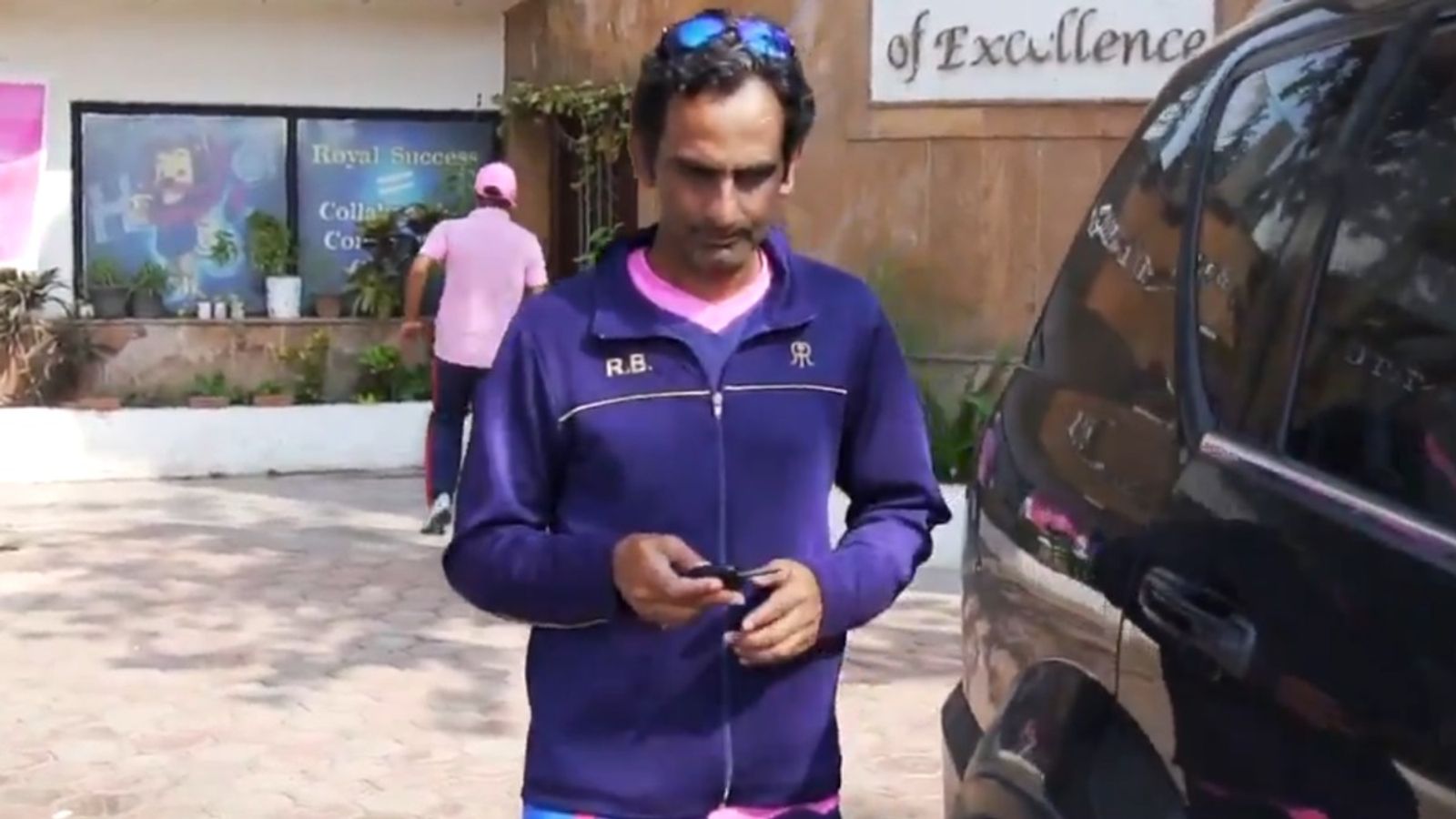 Rajasthan Royals manager used phone in dugout as precaution due to medical emergency: Report Rajasthan Royals team manager Romi Bhinder.