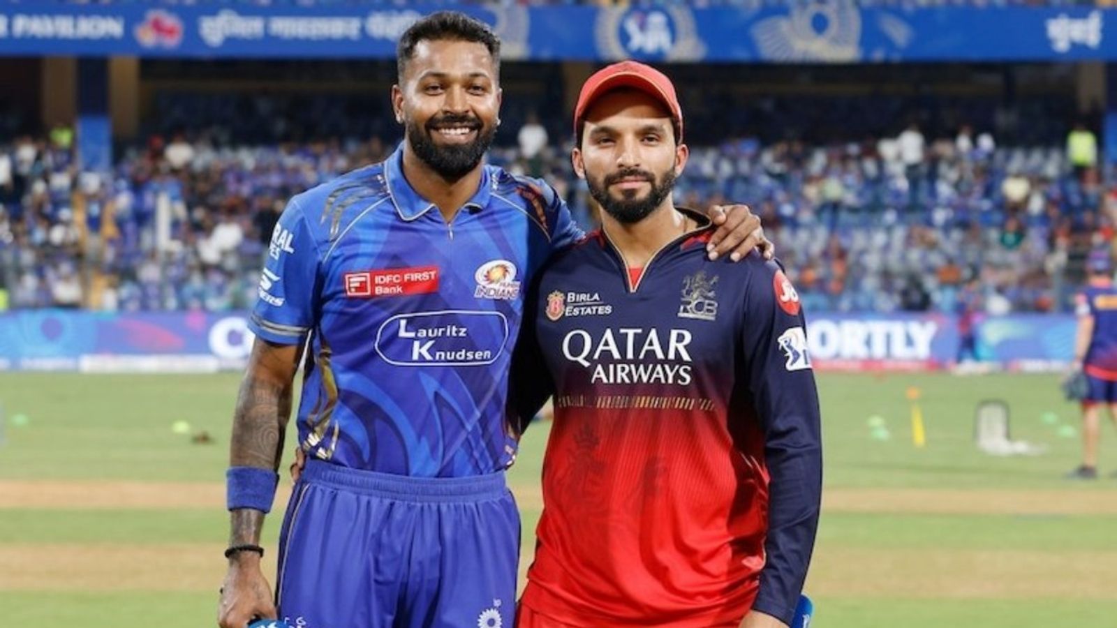 MI vs RCB scripts history as longest IPL match without super over with Pandya and Patidar at helm MI skipper Hardik Pandya and RCB captain Rajat Patidar in the frame (X).