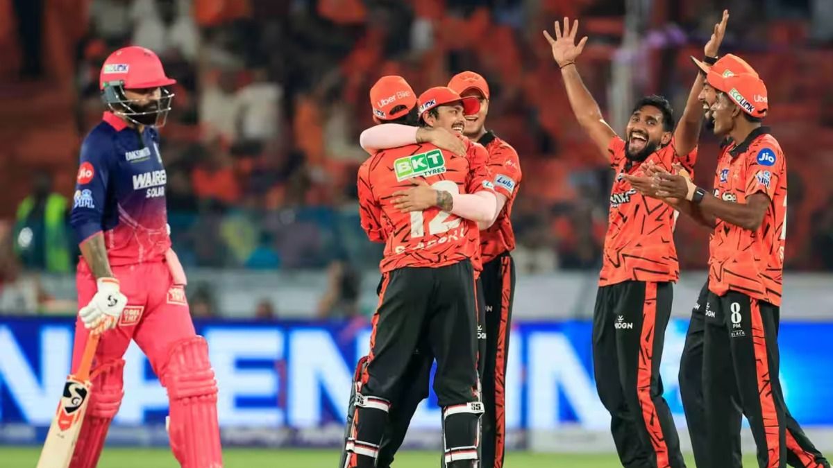IPL 2026: Praful Hinge-Sakib Hussain magic and Ishan Kishan masterclass seal SRH’s dominant win vs RR SRH players celebrating win (BCCI/IPL)