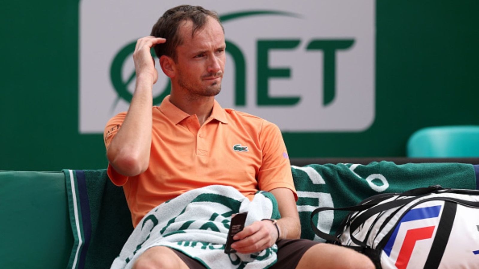 Daniil Medvedev fined €6,000 for racquet-smashing outburst after historic double bagel loss Daniil Medvedev in the frame (Image via Getty)