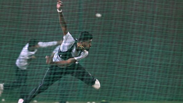 Sri Lanka's Dilshan Madushanka in this frame. (Getty)