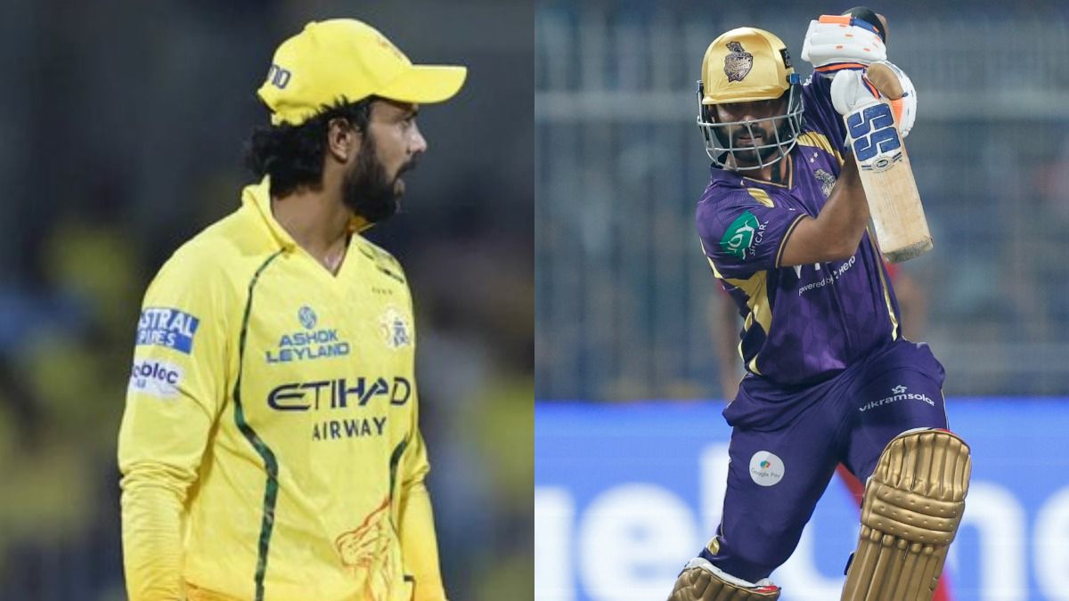 CSK captain Ruturaj Gaikwad and KKR skipper Ajinkya Rahane in frame. (X)