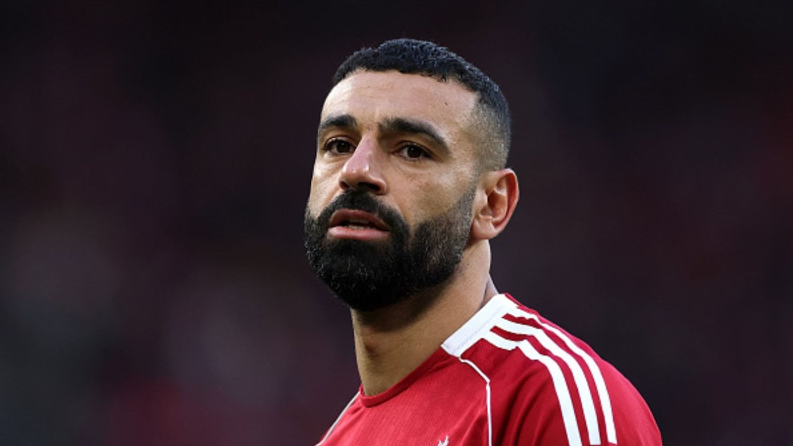 Liverpool star Mo. Salah benched by Arne Slot against PSG in Champions League return leg Mo Salah in the frame (Image via Getty)