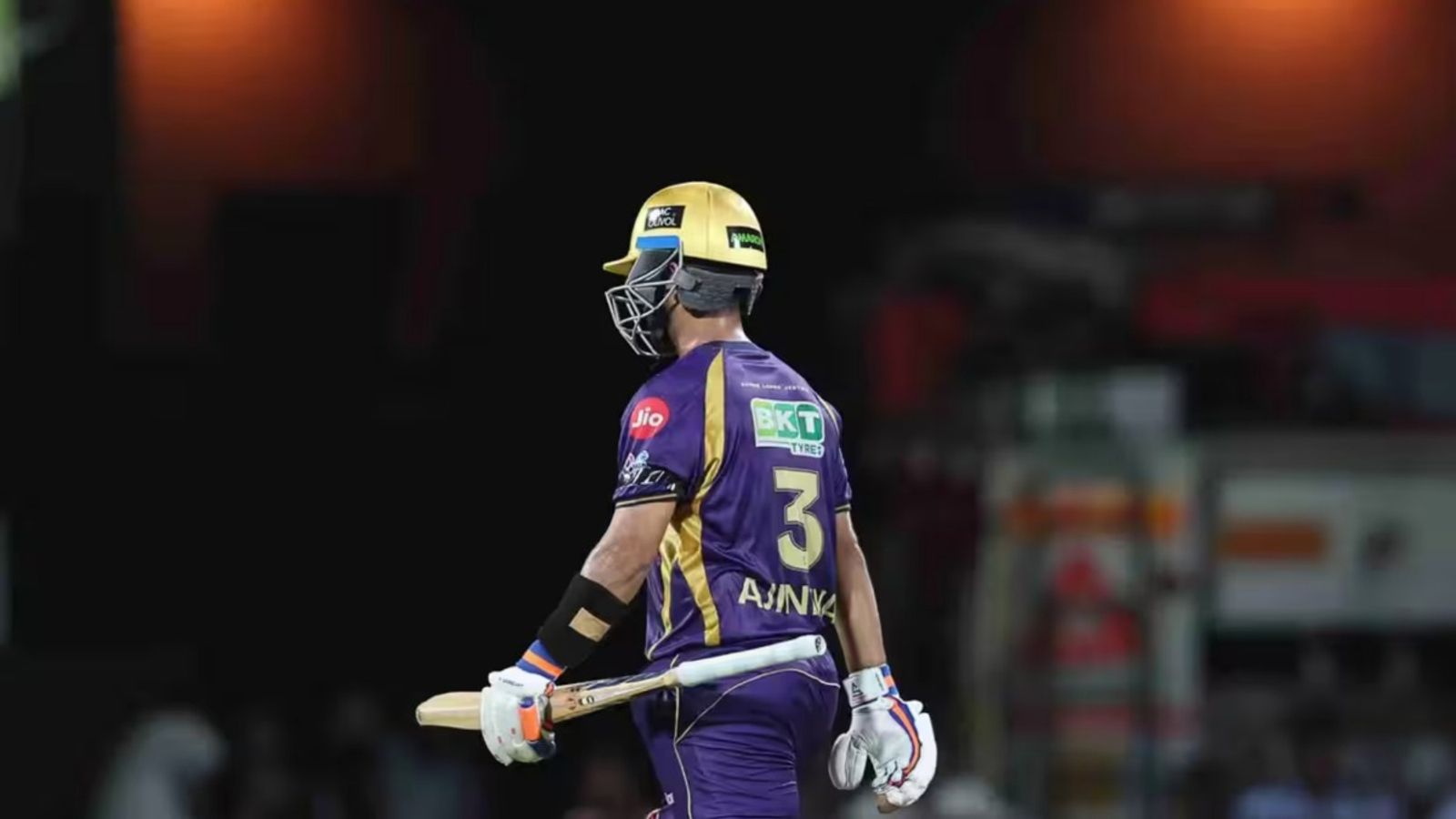 Ajinkya Rahane faces punishment amid KKR's winless run in IPL 2026 KKR skipper Ajinkya Rahane returns to the dressing room after losing his wicket to CSK's Noor Ahmad in IPL 2026 clash on April 14. (Source: BCCI)