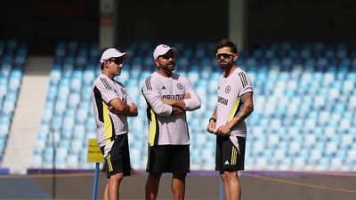 'Try saying no to someone like Kohli, Rohit': World Cup 2011-winning pacer lauds Gambhir's coaching style Rohit Sharma , Virat Kohli and Gautam Gambhir of India inspect the pitch during a India Training Session (Getty)